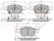 ADB31249 Sada brzdových destiček, kotoučová brzda ANL Braking COMLINE