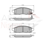 ADB31584 Sada brzdových destiček, kotoučová brzda ANL Braking COMLINE