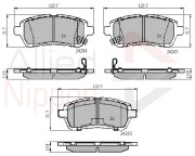 ADB31620 Sada brzdových destiček, kotoučová brzda ANL Braking COMLINE