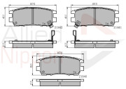 ADB3233 Sada brzdových destiček, kotoučová brzda ANL Braking COMLINE