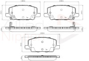 ADB32437 Sada brzdových destiček, kotoučová brzda ANL Braking COMLINE