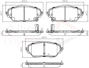 ADB32438 Sada brzdových destiček, kotoučová brzda ANL Braking COMLINE