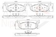 ADB32692 Sada brzdových destiček, kotoučová brzda ANL Braking COMLINE