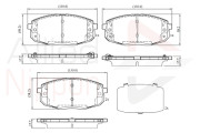 ADB32759 Sada brzdových destiček, kotoučová brzda ANL Braking COMLINE