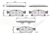 ADB36096 Sada brzdových destiček, kotoučová brzda ANL Braking COMLINE