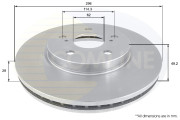 ADC01112V Brzdový kotouč COMLINE