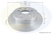 ADC01135 Brzdový kotouč COMLINE