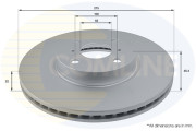 ADC01142V Brzdový kotouč COMLINE