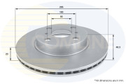 ADC01164V Brzdový kotouč COMLINE