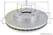 ADC0144V Brzdový kotouč COMLINE