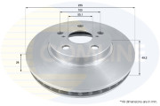 ADC0169V Brzdový kotouč COMLINE