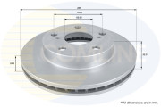 ADC0190V Brzdový kotouč COMLINE