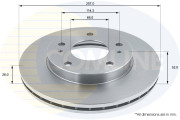 ADC0228V Brzdový kotouč COMLINE