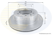 ADC0245V Brzdový kotouč COMLINE