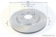 ADC0270V Brzdový kotouč COMLINE