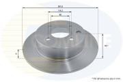 ADC0283 Brzdový kotouč COMLINE