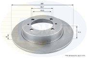 ADC0355 Brzdový kotouč COMLINE