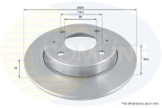 ADC0372 Brzdový kotouč COMLINE