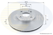ADC0413V Brzdový kotouč COMLINE