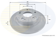 ADC0549 Brzdový kotouč COMLINE