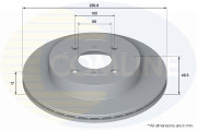 ADC0919V Brzdový kotouč COMLINE