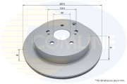ADC0928V Brzdový kotouč COMLINE