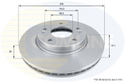 ADC1031V Brzdový kotouč COMLINE