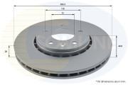 ADC1110V Brzdový kotouč COMLINE