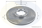 ADC1204V Brzdový kotouč COMLINE