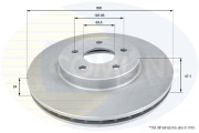 ADC1215V Brzdový kotouč COMLINE