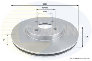 ADC1220V Brzdový kotouč COMLINE