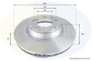 ADC1459V Brzdový kotouč COMLINE