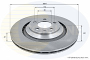 ADC1491V Brzdový kotouč COMLINE