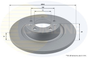 ADC1581 Brzdový kotouč COMLINE