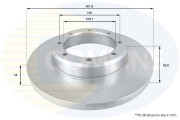 ADC1598 Brzdový kotouč COMLINE