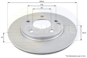 ADC1605V Brzdový kotouč COMLINE