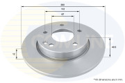 ADC1606 Brzdový kotouč COMLINE