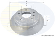 ADC1643 Brzdový kotouč COMLINE