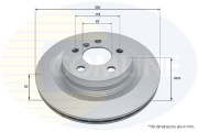 ADC2803V Brzdový kotouč COMLINE