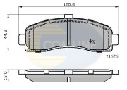 CBP0508 Sada brzdových destiček, kotoučová brzda Comline COMLINE