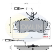 CBP1174 Sada brzdových destiček, kotoučová brzda Comline COMLINE