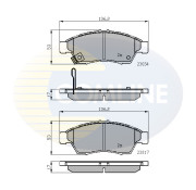 CBP31125 Sada brzdových destiček, kotoučová brzda Comline COMLINE