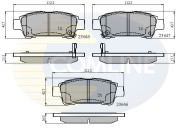 CBP31133 Sada brzdových destiček, kotoučová brzda Comline COMLINE