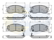 CBP3745 Sada brzdových destiček, kotoučová brzda Comline COMLINE