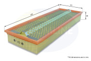 EAF292 Vzduchový filtr COMLINE