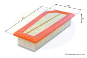 EAF759 Vzduchový filtr COMLINE