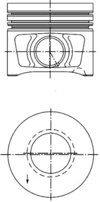 40387610 Píst KOLBENSCHMIDT