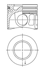 41765620 Píst KOLBENSCHMIDT