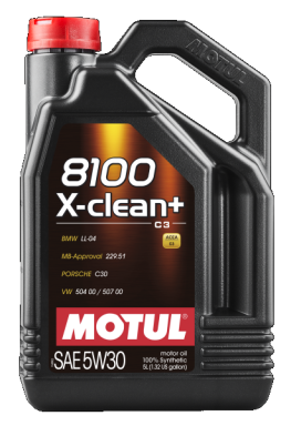 106377 MOTUL motorivý olej 8100 X-CLEAN+ 5W-30 - 5 litrů | 106377 MOTUL