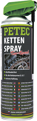 70550 Sprej na řetězy TOP-SPEED CHAIN SPRAY PETEC